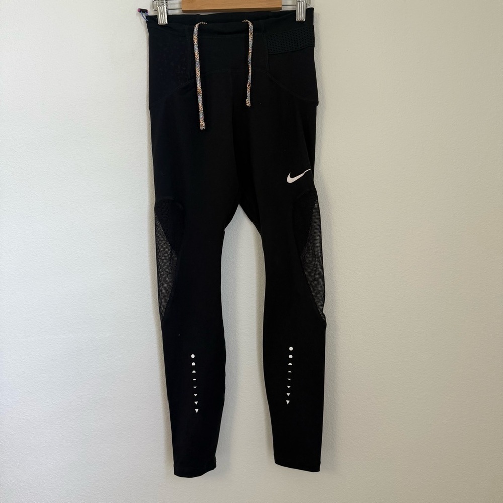 Nike Women Nike Black Speed Icon 7/8 Running Tight Pant Leggings Size XS - Picture 4 of 13